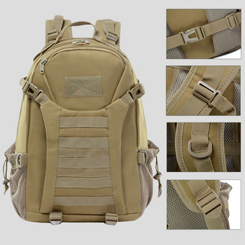 Тактическа раница Мъжка камуфлажна чанта Армейски къмпинг Военни мъже Спорт на открито Лов 3P раница 20-35L
