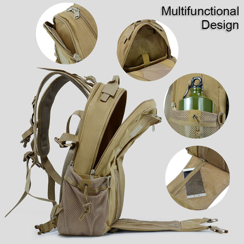 Σακίδιο Tactical Backpack Ανδρική τσάντα παραλλαγής Army Camping Military Men Outdoor Sports Hunting 3P Backpack 20-35L