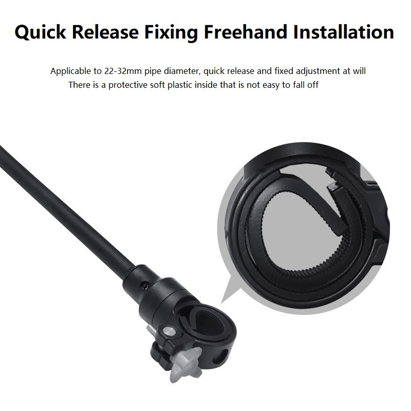 1/2 tk pika jalgratta tahavaatepeeglid 360° mägijalgratta mootorratta painutatav voolik reguleeritav tahavaatepeegel