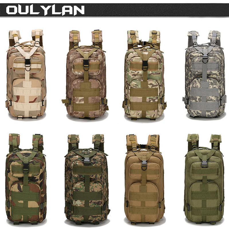 Σακίδιο πλάτης 30L Σακίδια πλάτης 3P Αδιάβροχη Στρατιωτική Στρατιωτική Τσάντα Στρατού Οξφόρδης για υπαίθρια αθλητικά πεζοπορία Molle Assault σακίδια πλάτης