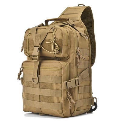 Раница с регулируеми презрамки 800D Oxford Cloth Tactical Sling Bag Pack за къмпинг на открито, туризъм