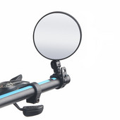 1 vnt universalus dviračio galinio vaizdo veidrodėlis, reguliuojamas pasukamas plataus kampo dviračių galinio vaizdo veidrodžiai, skirti MTB plento dviračių priedams