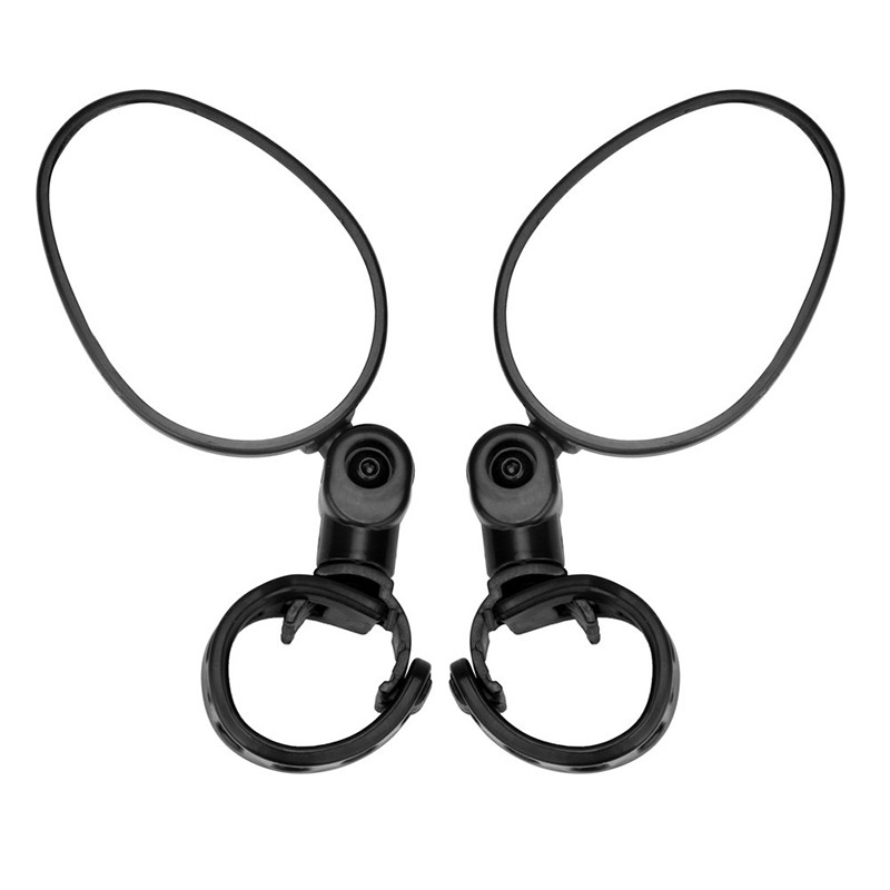 1 vnt universalus dviračio galinio vaizdo veidrodėlis, reguliuojamas pasukamas plataus kampo dviračių galinio vaizdo veidrodžiai, skirti MTB plento dviračių priedams