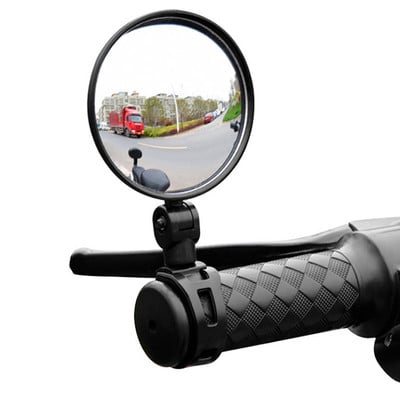 Универсален MTB/пътен/електрически велосипед Кормило на велосипед за обратно виждане Широкоъгълно огледало за обратно виждане Аксесоари за велосипеди, въртящи се на 360 градуса