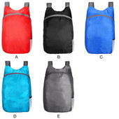 Lauko stovyklavimo kuprinė, sulankstoma kuprinė, vandeniui atspari nailoninė krepšys žygiams keliaujanti sulankstoma kuprinė raudona