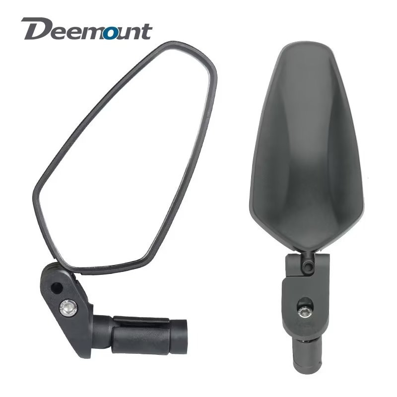 Καθρέφτης ποδηλάτου 1PC καθολική αριστερή δεξιά βάση ακρυλικό κυρτό ή επίπεδος φακός πίσω όψης Ρυθμιζόμενος ανακλαστήρας όψεως