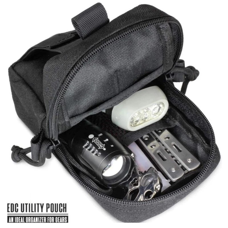 LUC 6,5" Taktické EDC Molle puzdro Vonkajšie Vojenské Ledvinka Na Náradie Taška na Telefón Peňaženka Kempovanie Taška na Gadgety Poľovnícke Príslušenstvo
