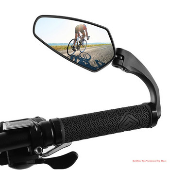 1 ΤΕΜ. Τιμόνι ποδηλάτου Καθρέπτης οπισθοπορείας Ποδηλασία ευρείας εμβέλειας Οπίσθια όψη Reflect αριστερός δεξιός καθρέφτης 360° Περιστροφή Νέο