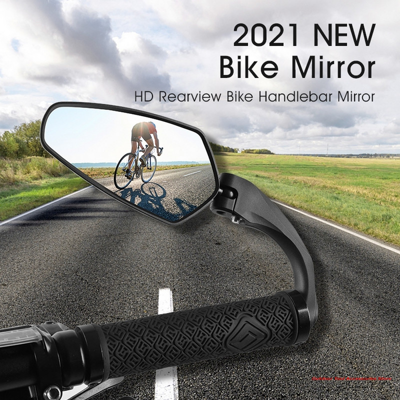 1 ΤΕΜ. Τιμόνι ποδηλάτου Καθρέπτης οπισθοπορείας Ποδηλασία ευρείας εμβέλειας Οπίσθια όψη Reflect αριστερός δεξιός καθρέφτης 360° Περιστροφή Νέο