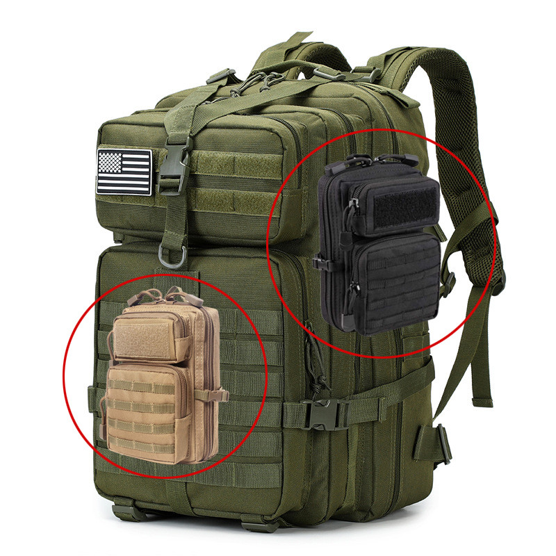 Lauko Tactical Molle Pouch Dėklas Vyriškas karinis juosmens EDC krepšys Piniginė Telefono dėklas Medicininis krepšys Daugiafunkcis kempingo medžioklės krepšys