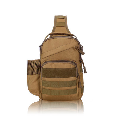 Geantă pentru piept sport Papetărie în aer liber, pachet de umăr, telefon pentru drumeții, sticla de apă, rucsac de fitness, galben închis