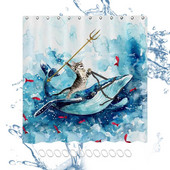 Naljakas kassi dušivari Kassiratsutamishaiga dušikardin Kiiresti kuivav pestav veekindel ja hingav dušivari Privaci jaoks