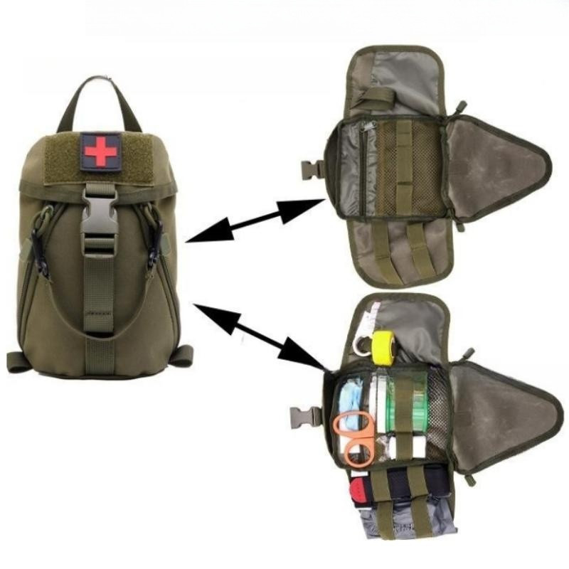Uus välitingimustes kasutatav Molle kiirkinnitusega taktikaline meditsiinikott Multifunktsionaalne spordimatkamiseks kaasaskantav hoiuruum esmaabivahendite komplekt