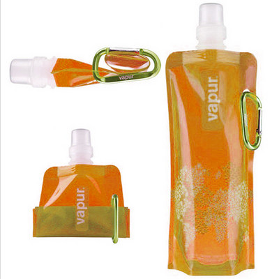 Nešiojamas itin lengvas sulankstomas silikoninis sulankstomas vandens butelis vandens maišelis lauko sporto reikmenims žygiams kempingo minkštos kolbos vandens krepšys