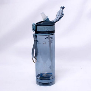 Φορητά μπουκάλια νερού γυμναστικής μεγάλης χωρητικότητας με ψάθινο μπουκάλι νερού για υπαίθριο κάμπινγκ BPA cup