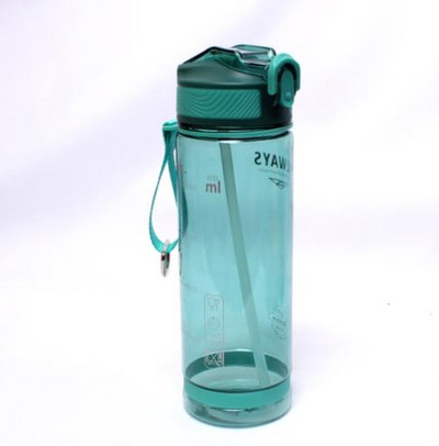 Didelės talpos su šiaudiniais sportinio vandens buteliukais lauko kempingo BPA puodelio nešiojamieji fitneso vandens buteliai