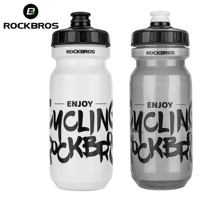 ROCKBROS 750 ml Dviračio vandens butelis Maisto klasės Sportas Fitnesas Bėgimas Jodinėjimas Stovyklavimas Žygiams Virdulys Nelaidus dviračio butelio narvas