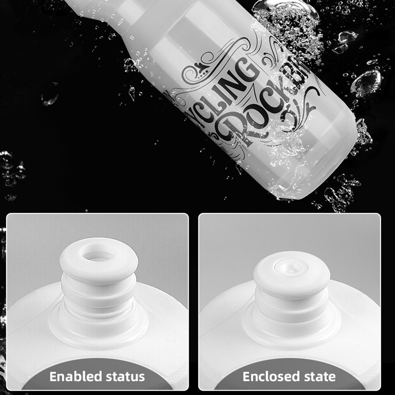 ROCKBROS 750 ml Jalgratta veepudel Toiduklass Sport Fitness Jooksmine Ratsutamine Telkimine Matkaveekeetja Lekkekindel rattapudeli puur