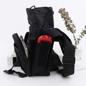 Водоустойчива военна тактическа чанта Чанта за крака за жени Fanny Thigh Pack Мотоциклетна поясна чанта Спортна чанта за кръста на открито Oxford