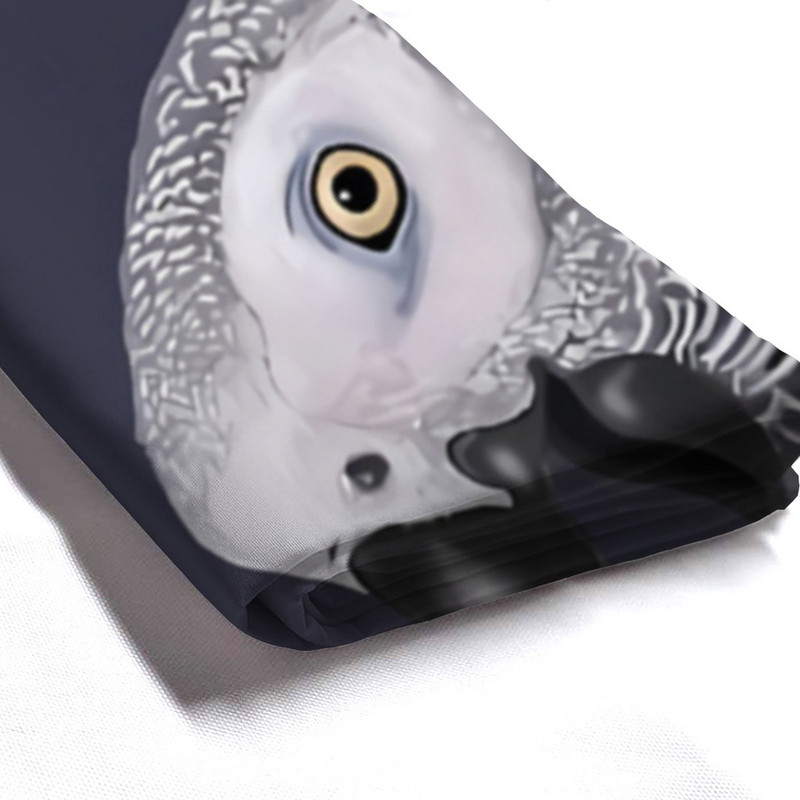 African Grey Parrot Κουρτίνες μπάνιου Αδιάβροχο χώρισμα Creative Home Decor Αξεσουάρ μπάνιου