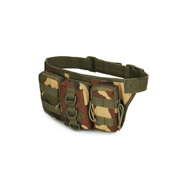 800D Oxford Outdoor Bags Military Tactical Molle Waist Pack Bag Камуфлаж Пътна спортна чанта за колан Калъф за съхранение за колоездене