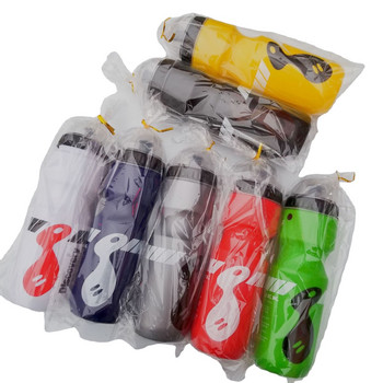 Sports Bottle Water Depends from Mountain Biking, με κάλυμμα σκόνης, PC Πλαστικό μπουκάλι νερού δύο χρωμάτων, προμήθειες εξοπλισμού