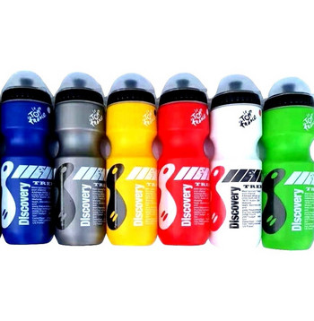 Спортна бутилка за вода зависи от планинско колоездене, с капак за прах, компютърна пластмасова двуцветна бутилка за вода, консумативи за оборудване