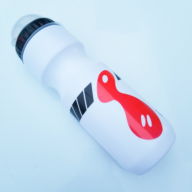 Sticla de apă sportivă depinde de ciclism montan, cu capac de praf, sticla de apă bicoloră din plastic PC, consumabile pentru echipamente