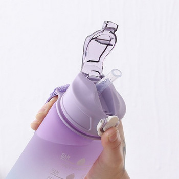 Αθλητικό μπουκάλι νερού 1 λίτρου Αθλητικά στεγανά μπουκάλια ποτού Κανάτες γυμναστικής για υπαίθρια ταξίδια για κύπελλα κουζίνας