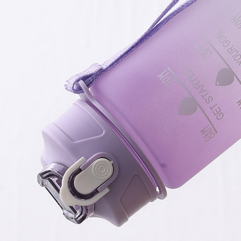 1 litro vandens butelis Motyvuojantis sportinis vandens butelis Neperšlampami buteliai gėrimui, kelionės lauke, sporto salė, fitneso ąsočiai virtuvės puodeliams