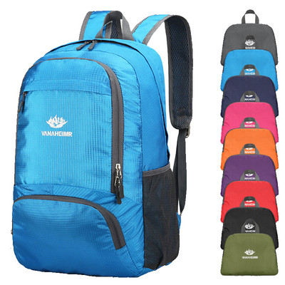 Férfi női hátizsák nagy kapacitású kültéri sport utazó uniszex könnyű összecsukható táska vízlepergető hátizsák HC46
