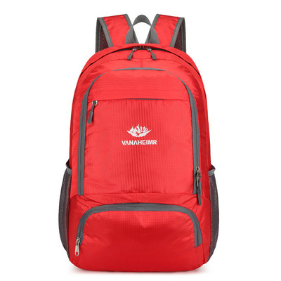 Férfi női hátizsák nagy kapacitású kültéri sport utazó uniszex könnyű összecsukható táska vízlepergető hátizsák HC46