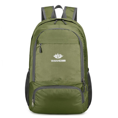 Férfi női hátizsák nagy kapacitású kültéri sport utazó uniszex könnyű összecsukható táska vízlepergető hátizsák HC46