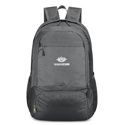 Férfi női hátizsák nagy kapacitású kültéri sport utazó uniszex könnyű összecsukható táska vízlepergető hátizsák HC46