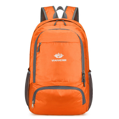 Férfi női hátizsák nagy kapacitású kültéri sport utazó uniszex könnyű összecsukható táska vízlepergető hátizsák HC46