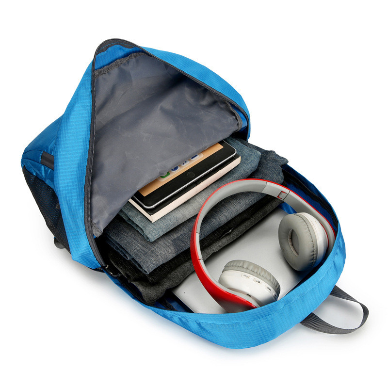 Férfi női hátizsák nagy kapacitású kültéri sport utazó uniszex könnyű összecsukható táska vízlepergető hátizsák HC46