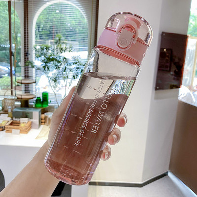780ml fľaša na bicykel, športová fľaša na vodu, čaj, káva, plastový pohár, kuchynský kawaii, roztomilý, školský, telocvičný, termoska na vodu