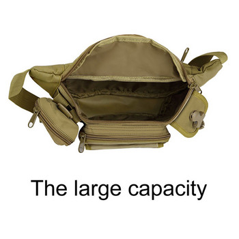 Military Fanny Pack Pack Tactical Waist Bag Pack Αδιάβροχη τσάντα ζώνης ισχίου Θήκη πεζοπορίας για αναρρίχηση υπαίθρια τσάντα αθλητικής ζώνης Bumbag