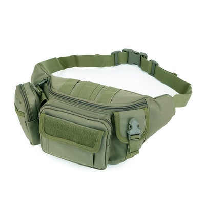 Military Fanny Pack Tactical Waist Bag Pack Water-Resistant Hip Belt Bag Pouch Hiking Climbing Outdoor Bumbag Sports Belt Bag
