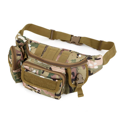 Military Fanny Pack taktikaline vöökott veekindel puusarihma kott Matkamine ronimine välitingimustes spordivöö kott