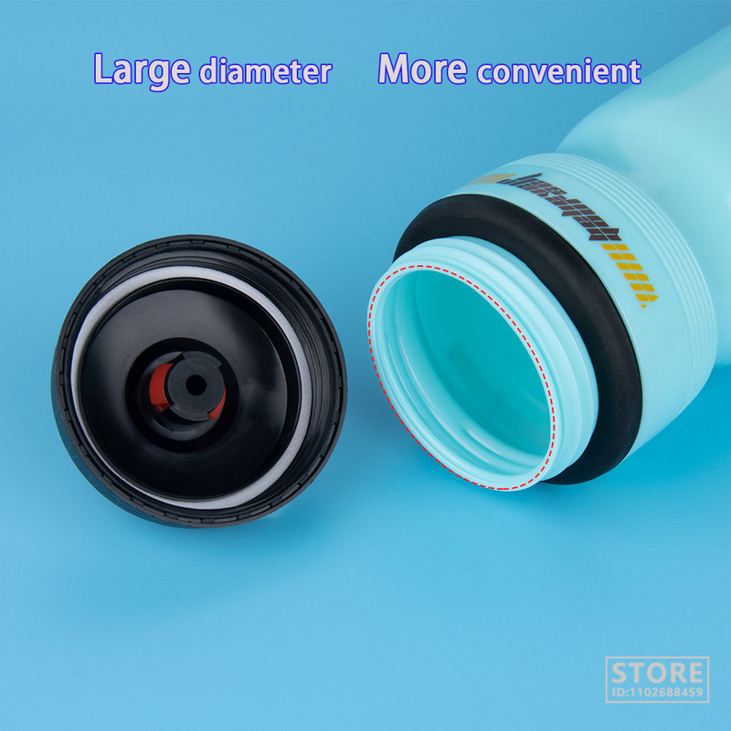 VIARON 700 ml suure kaliibriga jalgratta veepudel, välja pigistatav vee lekkekindel välispordispordi veetass plastikust veetass