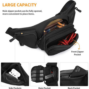 Πακέτο μέσης Tactical Nylon Bodypack Θήκη τηλεφώνου πεζοπορίας για υπαίθρια αθλητικά στρατός Στρατιωτικό κυνήγι Αναρρίχηση Ζώνη κάμπινγκ Cs Τσάντες Airsoft