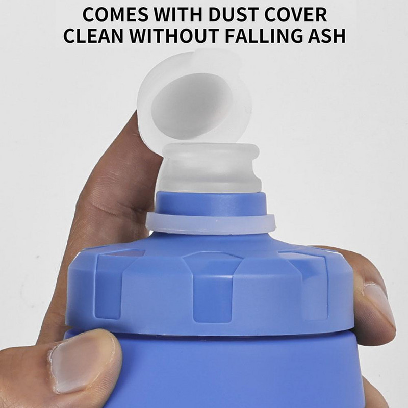 650 ml lauko sportinis virdulys dviračių važiavimas kalnų dviračiu vandens butelis dviratis vandens puodelis nešiojamas suspaudžiamas gėrimų butelis ąsotis Valgykla