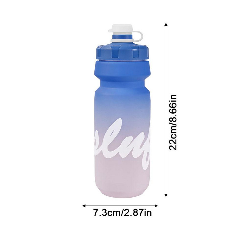 650 ml lauko sportinis virdulys dviračių važiavimas kalnų dviračiu vandens butelis dviratis vandens puodelis nešiojamas suspaudžiamas gėrimų butelis ąsotis Valgykla