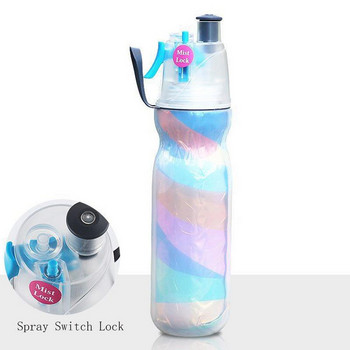 Ml Νεότερο Doubledeck Drink Sports Cold Insulation Spray Carafe New Sports Fitness Ενυδατικό μπουκάλια νερού Φορητό κύπελλο