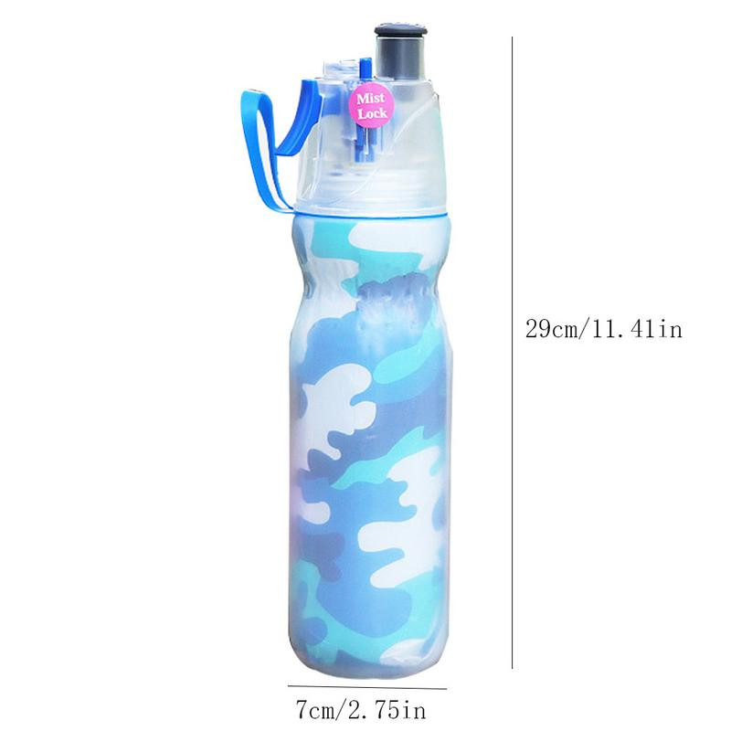 Ml Νεότερο Doubledeck Drink Sports Cold Insulation Spray Carafe New Sports Fitness Ενυδατικό μπουκάλια νερού Φορητό κύπελλο