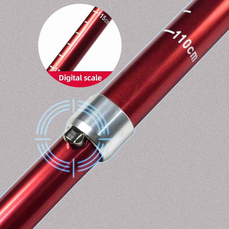 5 sekcijų lauko sulankstomas žygių stulpas, skirtas kempingai