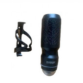 750 sportinis buteliukas ir buteliuko laikiklis su dulkių dangteliu MTB dviračio PC plastikinis butelis ir buteliuko narvelis lauko sportinio dviračio priedai