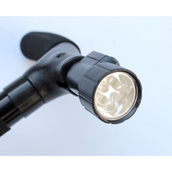 Сгъваема телескопична сгъваема бъзова бастун LED Walking Trusty Sticks Старейшини патерици за майката По-възрастните бащи Катерене на открито