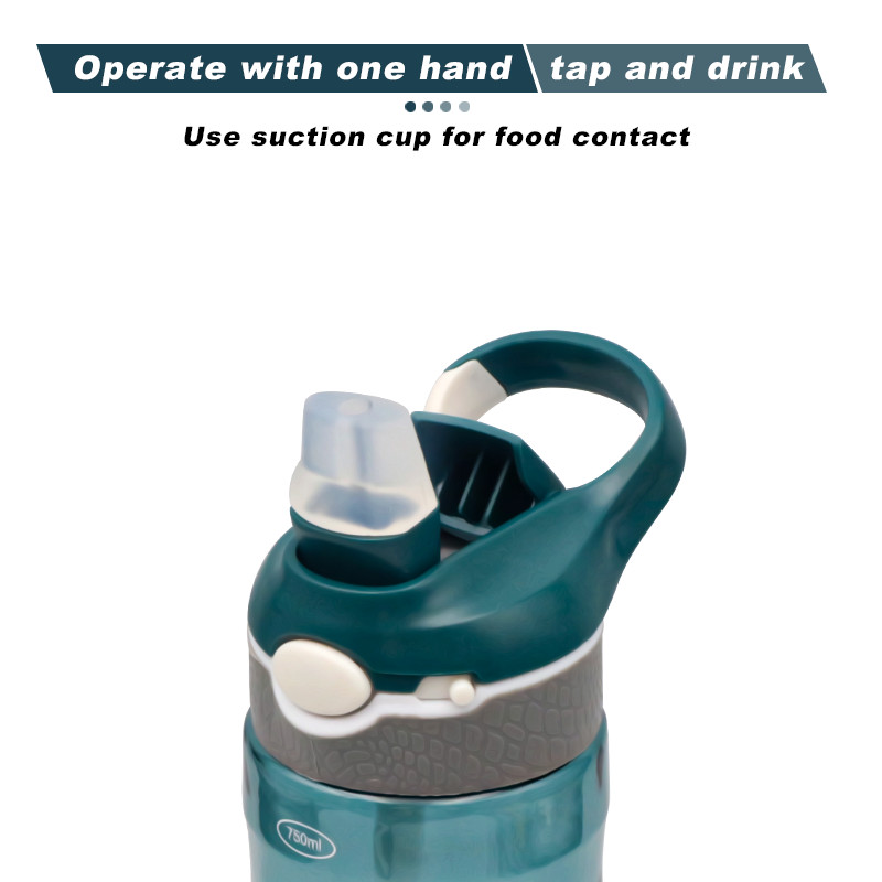 Dviračio atšokimo dangtelis Sportinis puodelis Nešiojamas dviratis Tritan puodelis lauko fitneso virdulys dviračių sportas ančių snapų geriamasis šiaudų butelis